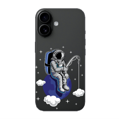 Apple Iphone 16 plus Fishing space Transparent Silicone TPU Θήκη