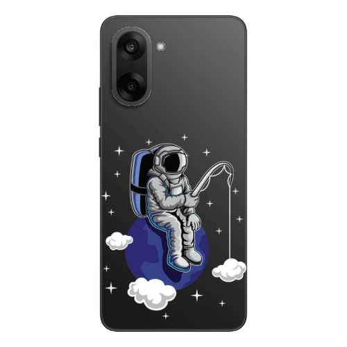 Oneplus Nord CE 5 Fishing space Transparent Silicone TPU Θήκη