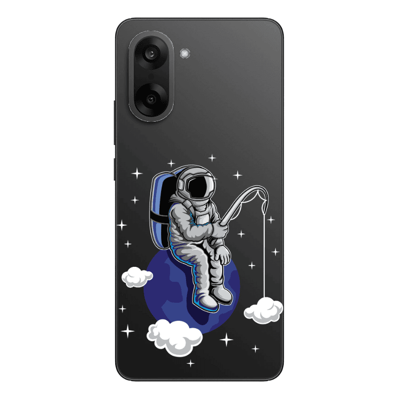 Oneplus Nord CE 5 Fishing space Transparent Silicone TPU Θήκη