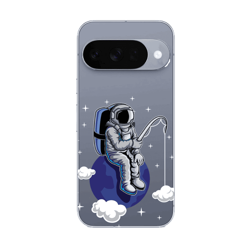 Google Pixel 10 Fishing space Transparent Silicone TPU Θήκη