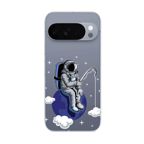 Google Pixel 10 Pro Fishing space Transparent Silicone TPU Θήκη