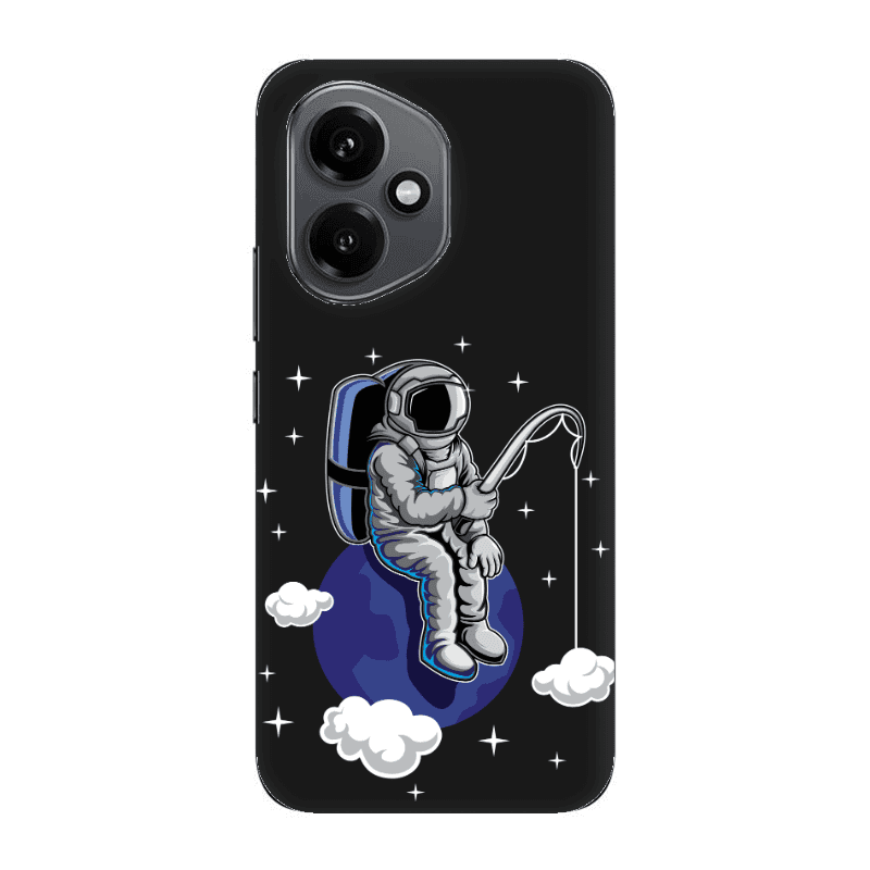 Honor Magic 400 Fishing space Black Colored Silicone TPU Θήκη