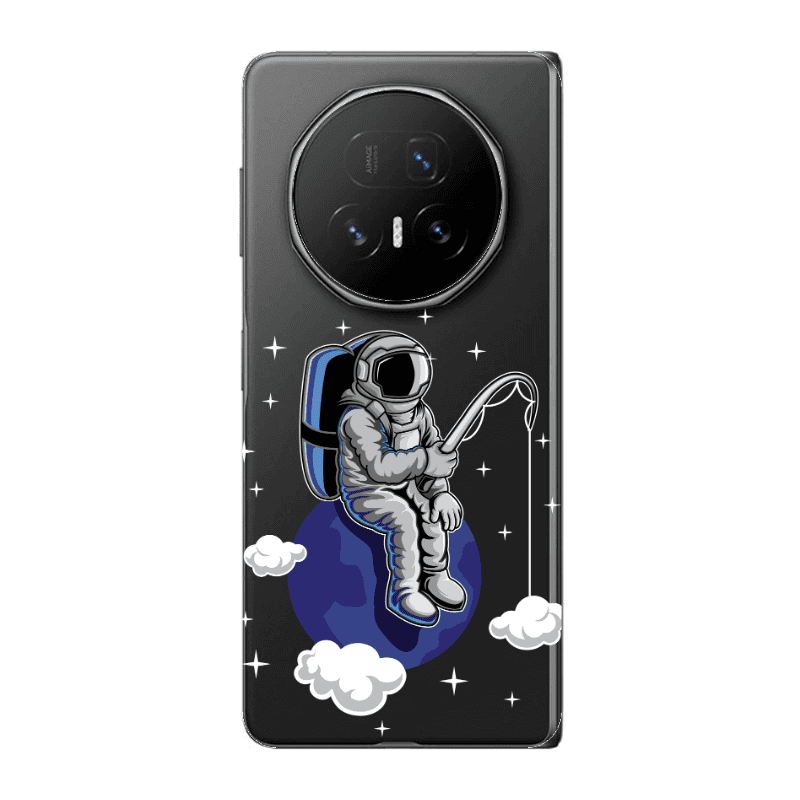 Honor Magic V5 Fishing space Transparent Silicone TPU Θήκη