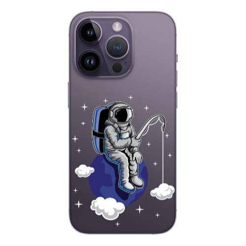 Apple iPhone 14 Pro  Fishing space Transparent Silicone TPU Θήκη