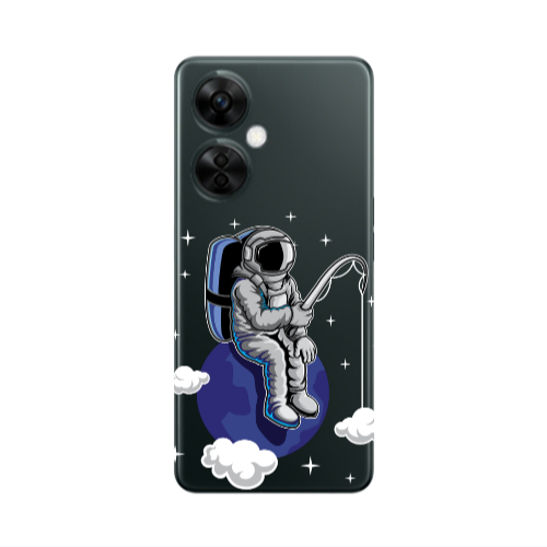Oneplus Nord CE 3 Lite 5G Fishing space Transparent Silicone TPU Θήκη