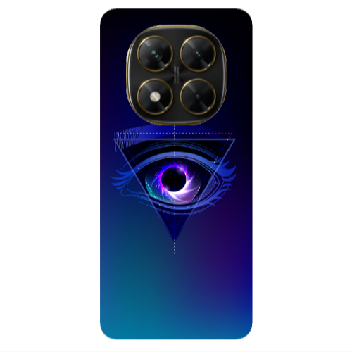 Xiaomi Poco X7 Triangular blue eye Transparent Silicone TPU Θήκη