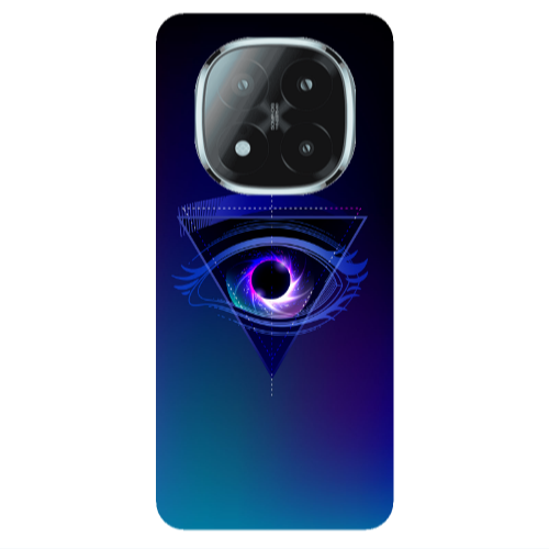 Xiaomi Redmi Note 14 Pro + 5g Triangular blue eye Transparent Silicone TPU Θήκη
