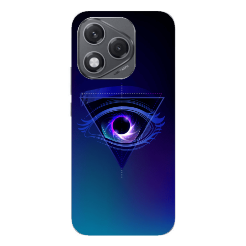 Honor 400 Lite Triangular blue eye Transparent Silicone TPU Θήκη
