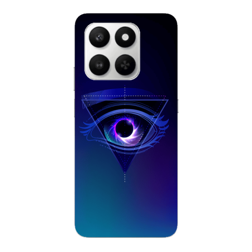 Honor Magic 400 Smart Triangular blue eye Transparent Silicone TPU Θήκη
