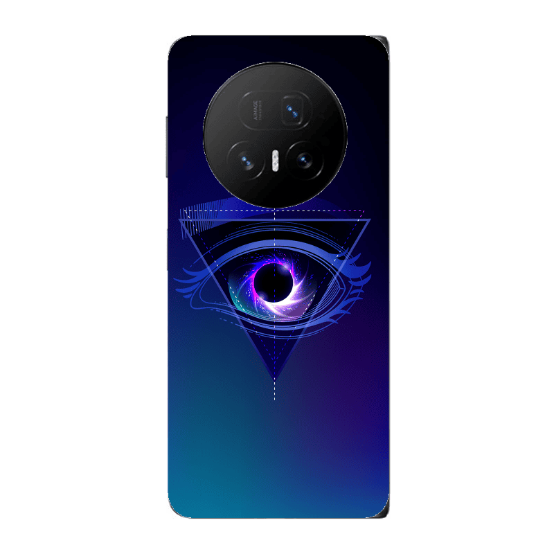 Honor Magic V5 Triangular blue eye Transparent Silicone TPU Θήκη