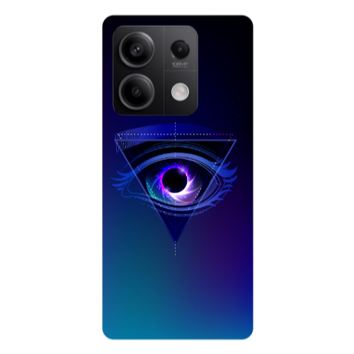 Xiaomi Redmi Note 13Pro 5G Triangular blue eye Transparent Silicone TPU Θήκη
