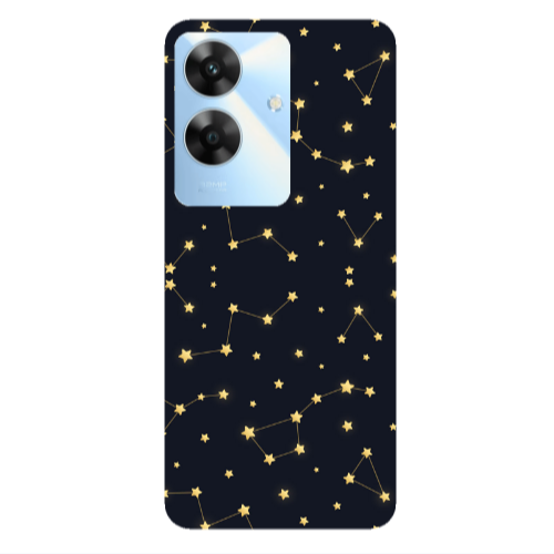 Realme Note 60 Kite Stars Transparent Silicone TPU Θήκη