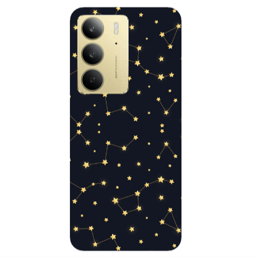 Realme C 75 Kite Stars Transparent Silicone TPU Θήκη