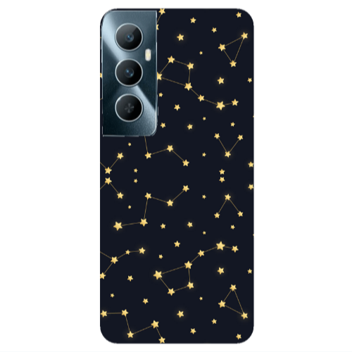 Realme C65 Kite Stars Transparent Silicone TPU Θήκη