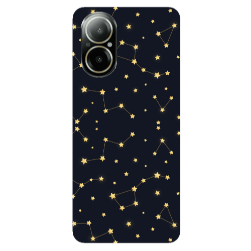 Realme C67 Kite Stars Transparent Silicone TPU Θήκη