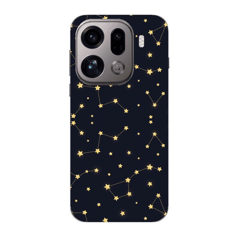 Oppo Find X9 Pro Kite Stars Transparent Silicone TPU Θήκη