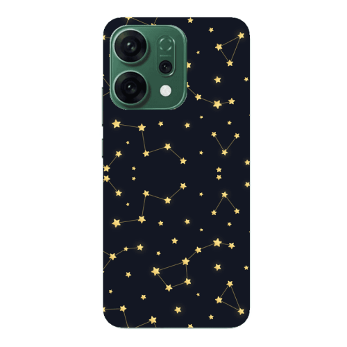 Oppo RENO 14 Kite Stars Transparent Silicone TPU Θήκη