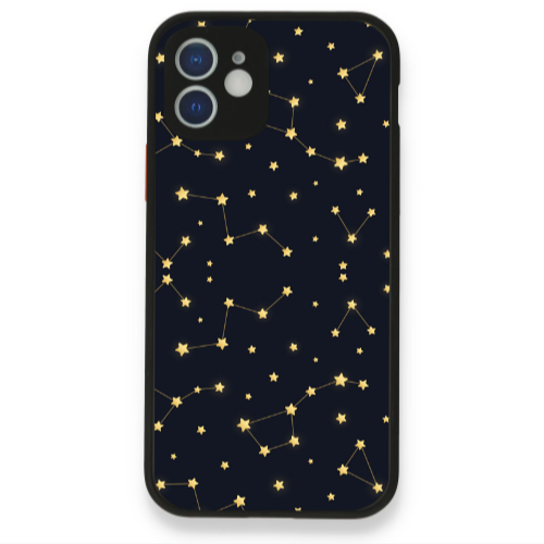 Apple iPhone 12 Kite Stars Black Glossy Θήκη