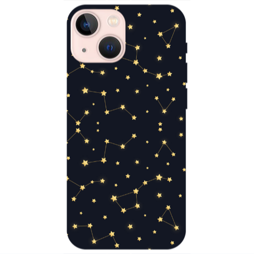 Apple iPhone 13 Kite Stars Transparent Silicone TPU Θήκη