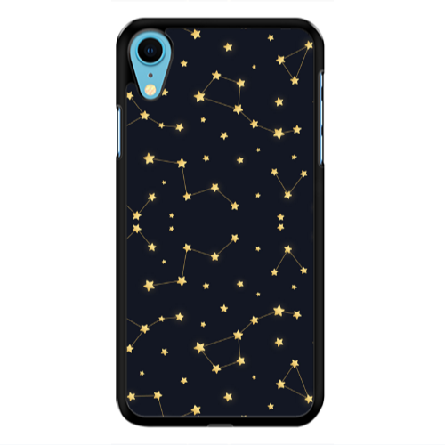 Apple iPhone Xr Kite Stars Black Glossy Θήκη