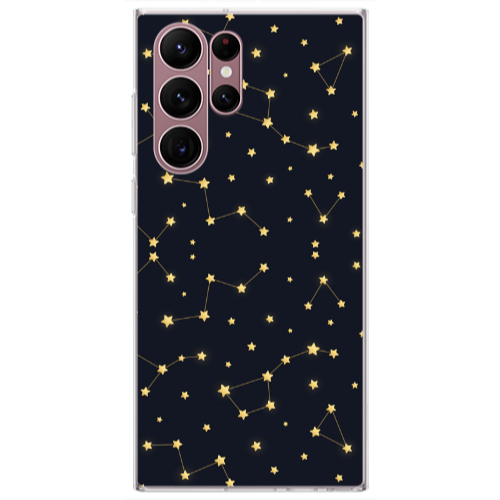 Samsung S22 Ultra Kite Stars Transparent Silicone TPU Θήκη