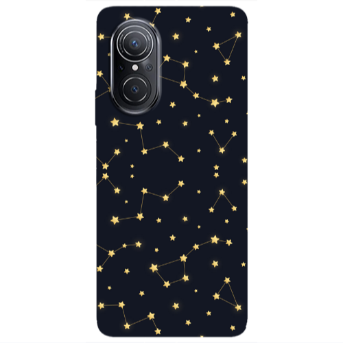 Huawei Nova 9 SE Kite Stars Transparent Silicone TPU Θήκη