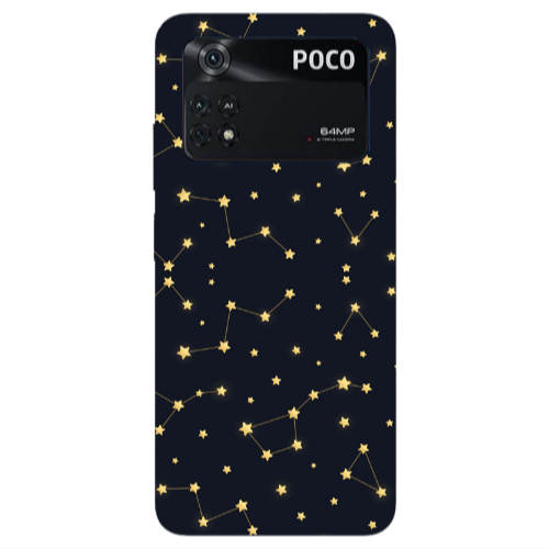 Xiaomi Poco M4 Pro 4G Kite Stars Transparent Silicone TPU Θήκη