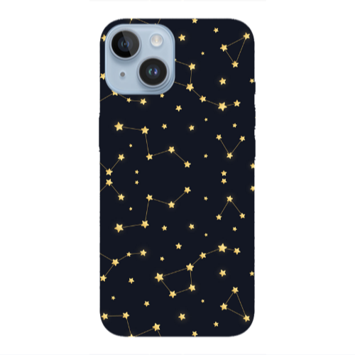 Apple iPhone 14 Plus Kite Stars Transparent Silicone TPU Θήκη