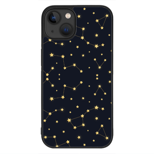 Apple iPhone 13 Mini Kite Stars Black Glossy Θήκη