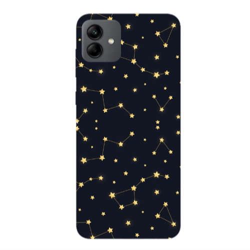 Samsung A04 Kite Stars Transparent Silicone TPU Θήκη