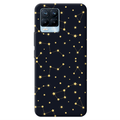 Realme 8 Pro Kite Stars Transparent Silicone TPU Θήκη
