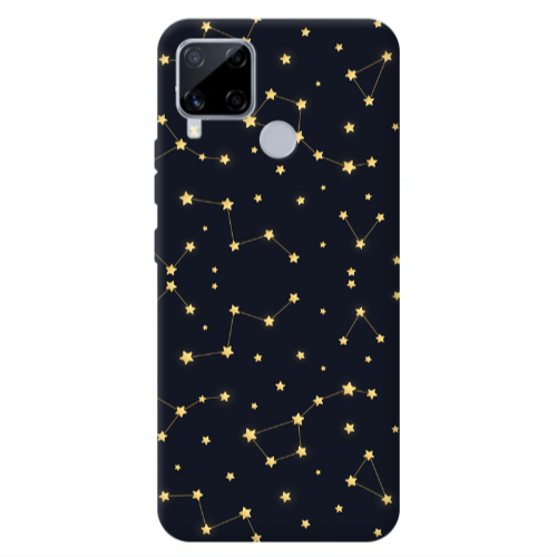 Realme C25S Kite Stars Transparent Silicone TPU Θήκη