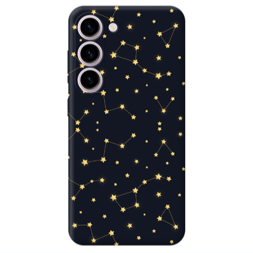 Samsung S23 Kite Stars Transparent Silicone TPU Θήκη