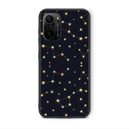 Xiaomi Poco F3 Kite Stars Black Glossy Θήκη