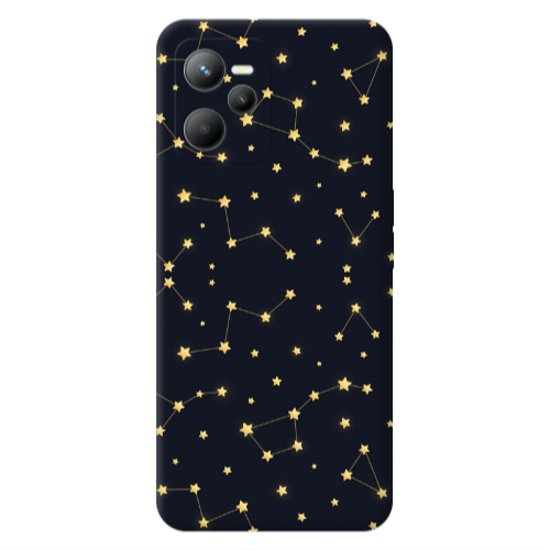 Realme C35 Kite Stars Transparent Silicone TPU Θήκη
