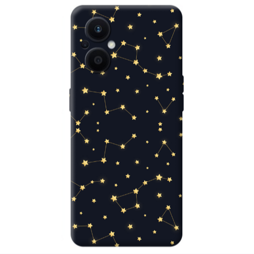 Oppo Reno 7 Lite Kite Stars Transparent Silicone TPU Θήκη