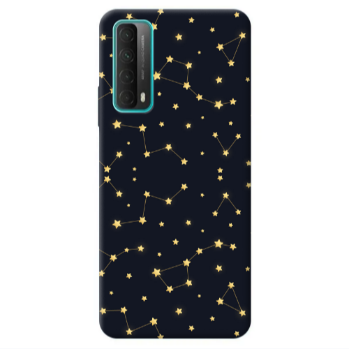 Huawei P Smart 2021 Kite Stars Transparent Silicone TPU Θήκη