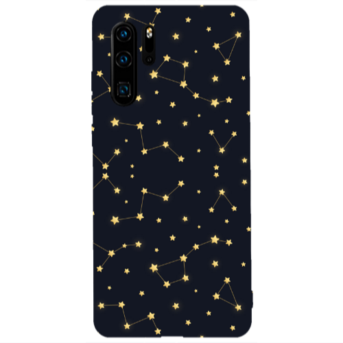 Huawei P30 Pro Kite Stars Transparent Silicone TPU Θήκη