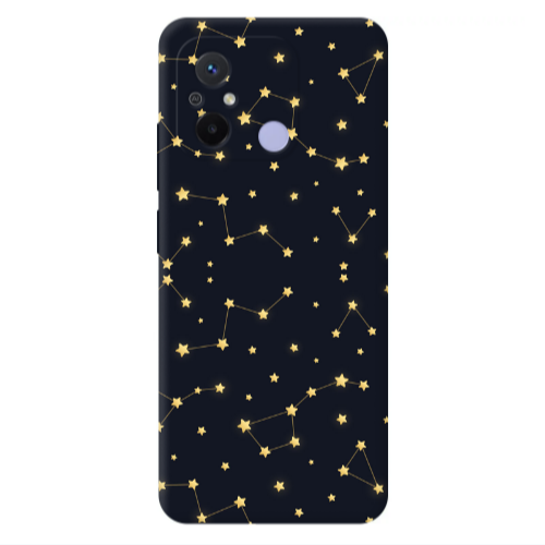 Xiaomi Redmi 12C Kite Stars Transparent Silicone TPU Θήκη