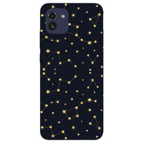 Samsung A03 Kite Stars Transparent Silicone TPU Θήκη