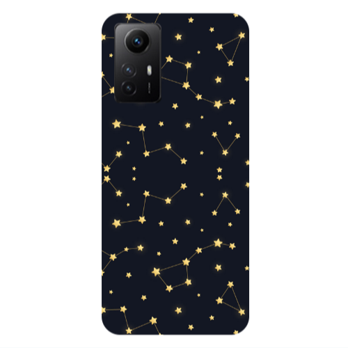 Xiaomi Redmi Note 12s Kite Stars Transparent Silicone TPU Θήκη