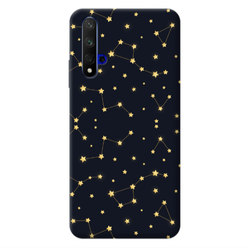Huawei Nova 5 T Kite Stars Transparent Silicone TPU Θήκη