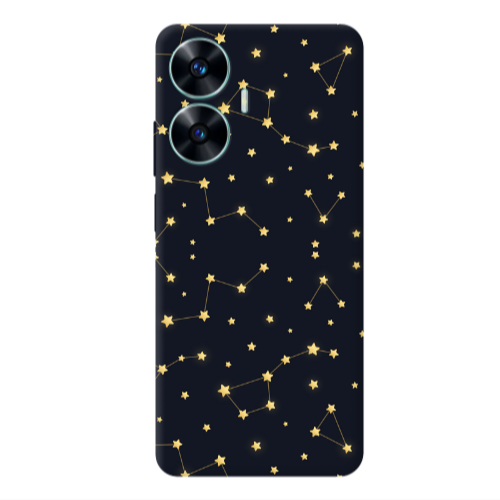 Realme C55 Kite Stars Transparent Silicone TPU Θήκη
