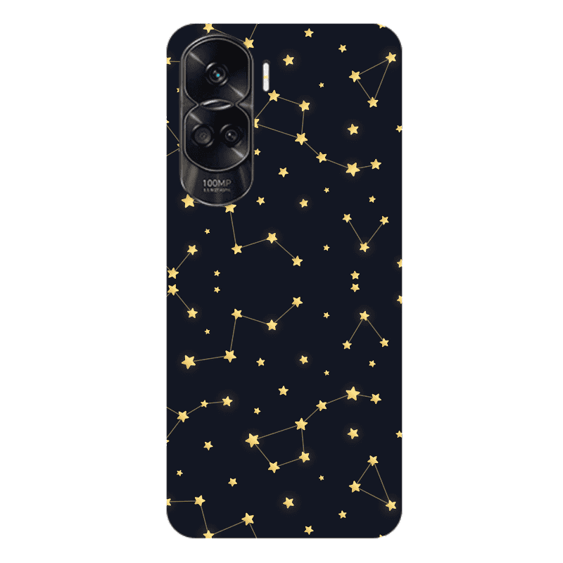 Honor 90 Lite 5G Kite Stars Transparent Silicone TPU Θήκη