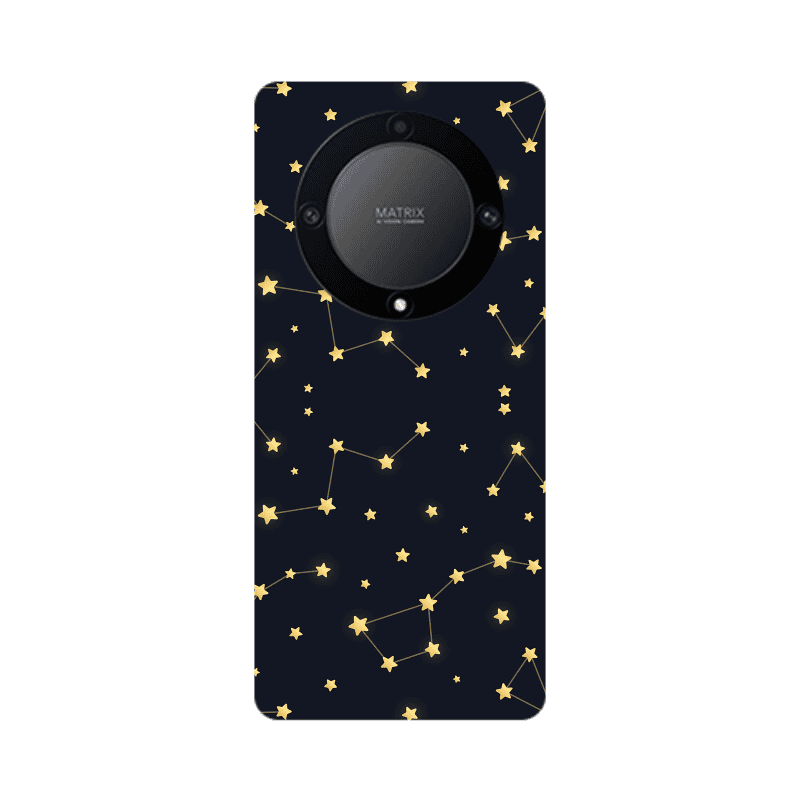 Honor Magic5 Lite 5G Kite Stars Transparent Silicone TPU Θήκη