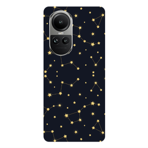 Oppo Reno10 5G Kite Stars Transparent Silicone TPU Θήκη
