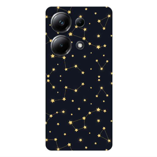 Xiaomi Poco M6 Pro 4G Kite Stars Transparent Silicone TPU Θήκη