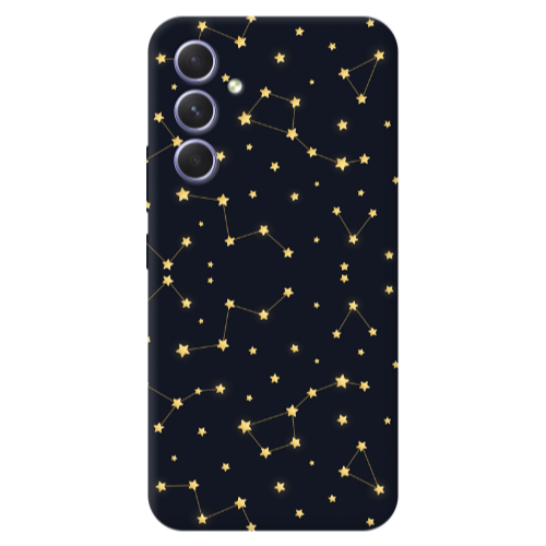 Samsung A35 Kite Stars Transparent Silicone TPU Θήκη