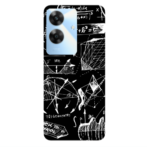 Realme Note 60 Trigonometry Transparent Silicone TPU Θήκη