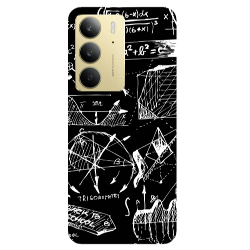 Realme C 75 Trigonometry Transparent Silicone TPU Θήκη